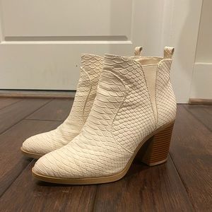 Cream Booties